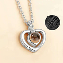 Colar escrito Eu Te Amo em 100 idiomas