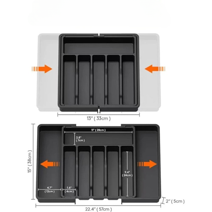 Organizador de Gaveta para Utensílios